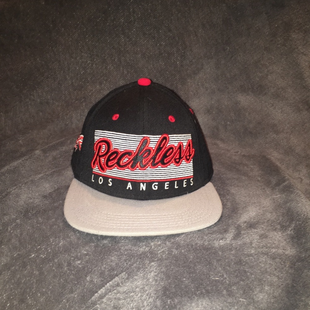 Young and Reckless SnapBack RED/BLACK